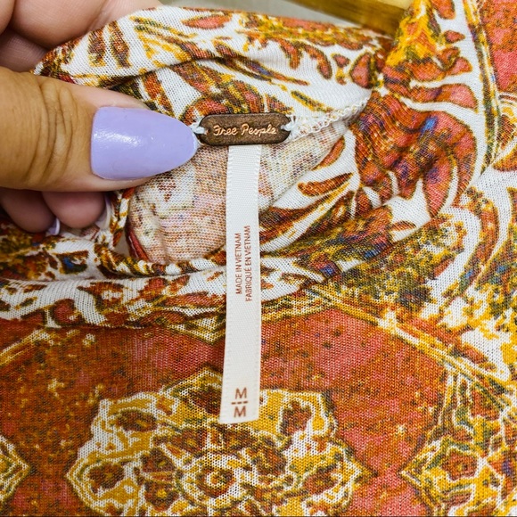 ✔️SOLD NWOT Free People Annabelle Printed Tunic - Picture 4 of 10